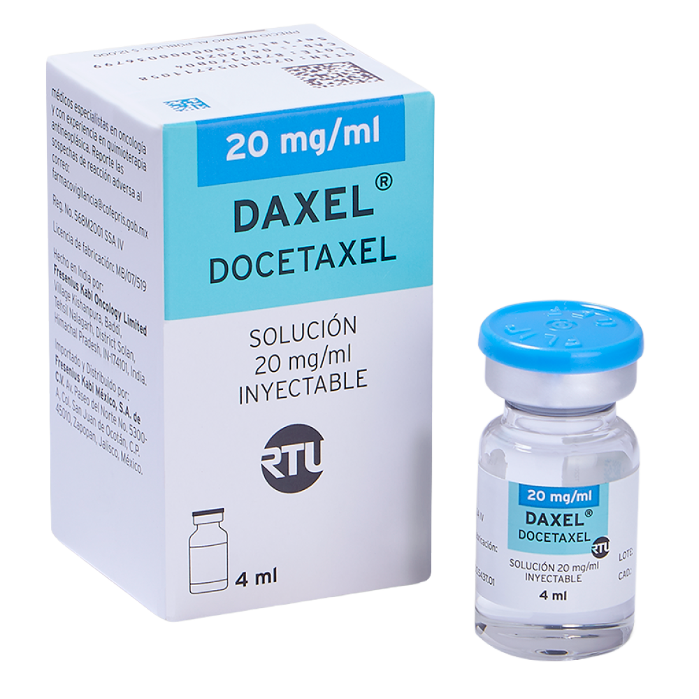 DAXEL® RTU Docetaxel 20 mg/mL solución inyectable