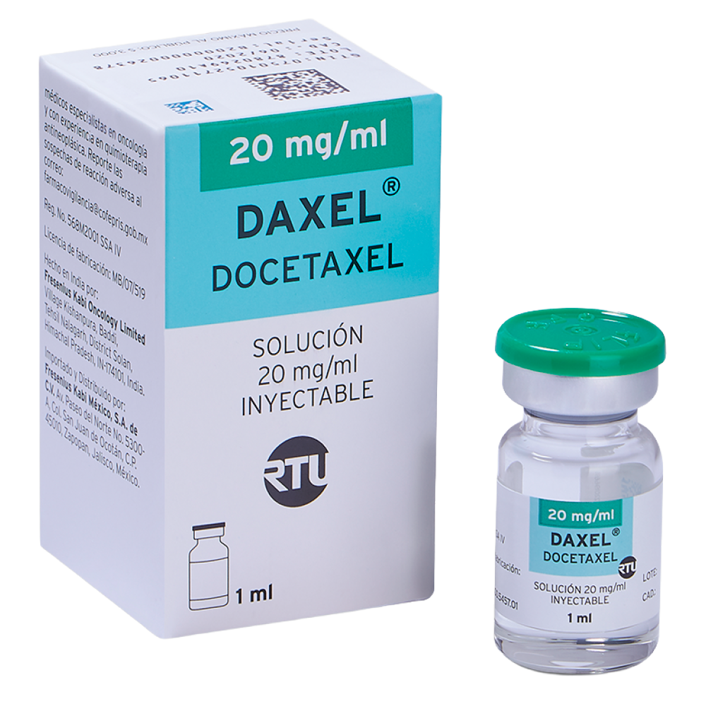 DAXEL® RTU Docetaxel 80 mg/ 4mL solución inyectable