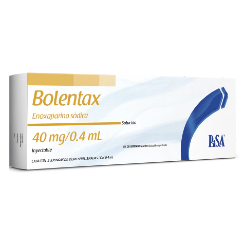 Bolentax® Enoxaparina Sódica 40 mg/0.4 mL solución inyectable