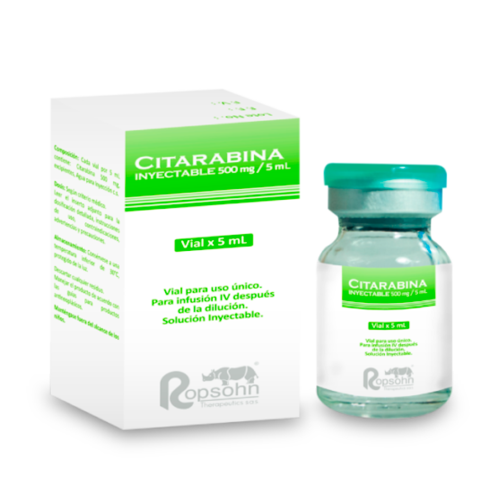 CITARABINA 500 mg / 5 ml Solución Inyectable