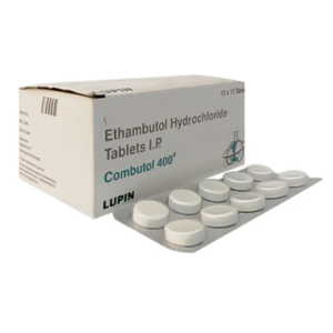 ETHAMBUTOL Lupin 400 mg Tabletas, frasco con 100 tabletas