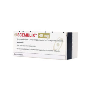 Scemblix® (asciminib) 40 mg Tabletas recubiertas, frasco con 60 tabletas
