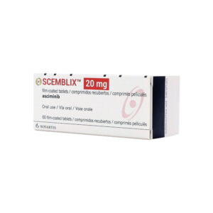 Scemblix® (asciminib) 20 mg Tabletas recubiertas, frasco con 60 tabletas