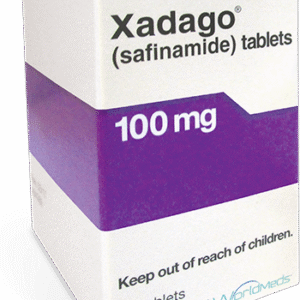Xadago® (Safinamide) 100 mg Tabletas recubiertas, caja con 30 tabletas