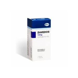 Zavedos® (Idarubicina) 10 mg Cápsulas, caja con 1 cápsula