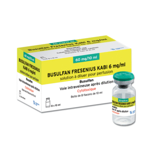 Busulfan (Busulfano) 60 mg / 10 ml, Fresenius Kabi,  concentrado para solución para perfusión.