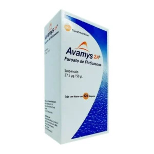 Avamys® (Furoato de Fluticasona) 27.5 mcg, GSK, Suspensión para pulverización nasal, frasco con 120 dispensaciones