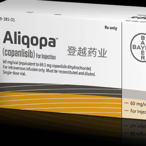 Aliqopa® (Copanlisib) 60 mg Polvo liofilizado para solución inyectable, caja con 1 vial
