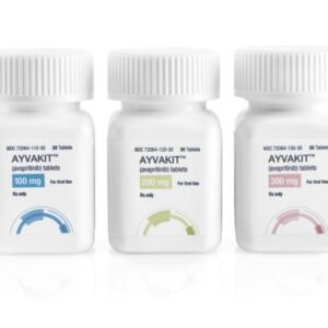 Ayvakit® (Avapritinib) Tabletas, presentaciones de 100 mg, 200 mg y 300 mg