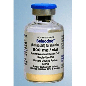 Beleodaq® (Belinostat) 500 mg Polvo para solución inyectable, caja con 1 frasco ámpula