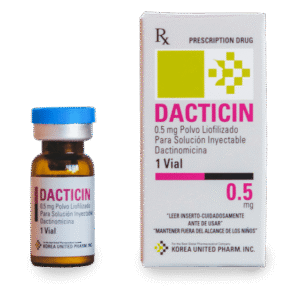 Dactinomicina 0.5 mg, Korea United Pharm Inc., polvo para solución inyectable
