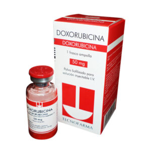 DOXORUBICINA 50 mg, Tecnofarma, Solución Inyectable