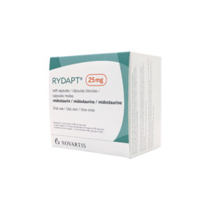 RYDAPT 25 mg, cápsulas blandas, Novartis Pharma AG.