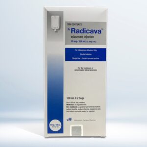 RADICUT® / Radicava (Edaravone) 30 mg / 20 ml Solución Inyectable para perfusión, Mitsubishi Tanabe Pharma Co., Ltd