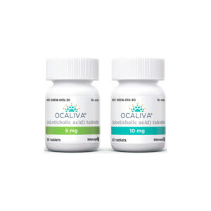 Ocaliva® (Ácido Obeticólico) 5 mg y 10 m, frasco con 30 tabletas, Intercept Pharmaceuticals