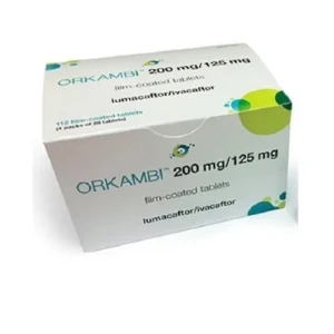 Orkambi (lumacaftor 200 mg / ivacaftor 125 mg), tabletas recubiertas con película, Vertex Pharmaceuticals Incorporated.