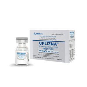 UPLIZNA (inebilizumab-cdon) 100 mg/10 mL, solución para inyección intravenosa (3 viales), Amgen Inc. / Horizon Therapeutics Ireland DAC.