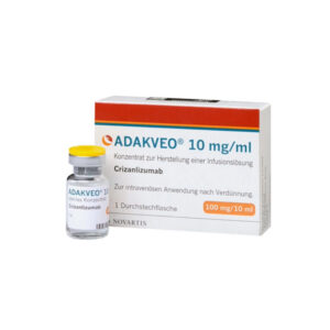 ADAKVEO (crizanlizumab-tmca) 100 mg, inyección (vial de 10 mL de dosis única), Novartis Pharmaceuticals Corporation.