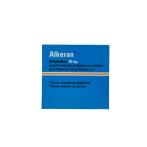 ALKERAN (melfalán hydrochloride) 50 mg, polvo para inyección (vial de dosis única), GlaxoSmithKline / ApoPharma USA Inc.