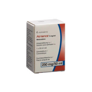 ATRIANCE (nelarabine) 250 mg, solución para infusión (vial de 50 mL), Novartis Pharmaceuticals Corporation / Sandoz Canada Inc.