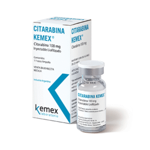 CITARABINA 100 mg, Kemex Laboratorio, Solución Inyectable