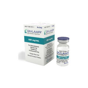 GIVLAARI (givosiran) 189 mg/mL, inyección (vial de dosis única), Alnylam Pharmaceuticals, Inc.
